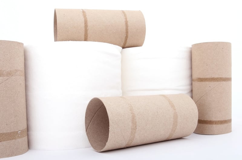 Cardboard Roll Wall Art